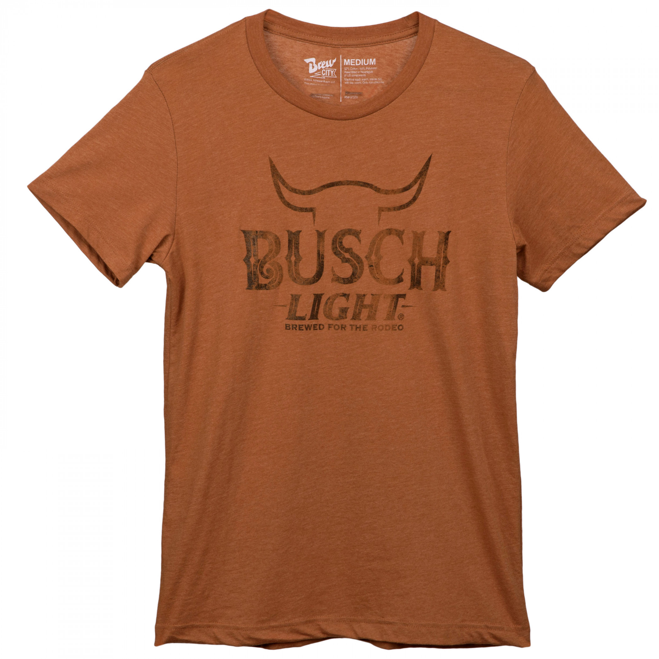 Busch Light Rodeo Cattle Horns T-Shirt